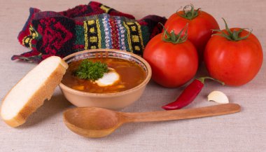 Ukraynalı pancar çorbası