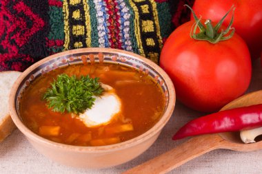 Ukraynalı pancar çorbası
