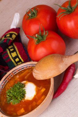 Ukraynalı pancar çorbası