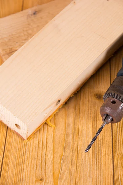 Old electric drill — Stock Photo, Image