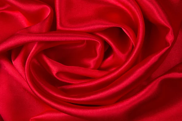 Twisted red silk — Stock Photo, Image