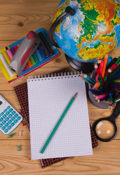 Supplies for school — Stock Photo, Image