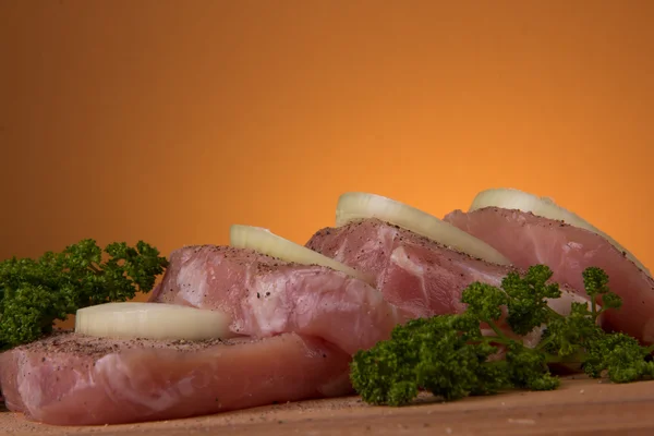 Stück Schweinefleisch — Stockfoto