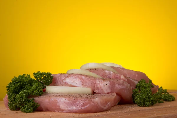 Stück Schweinefleisch — Stockfoto