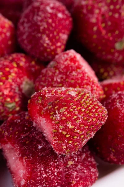 Frozen strawberries — Stock Photo, Image