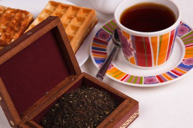 waffle ve çay