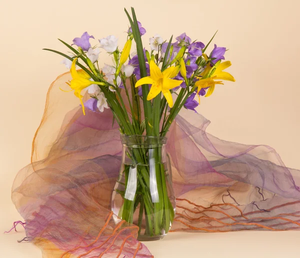 Bando de belas flores da primavera — Fotografia de Stock