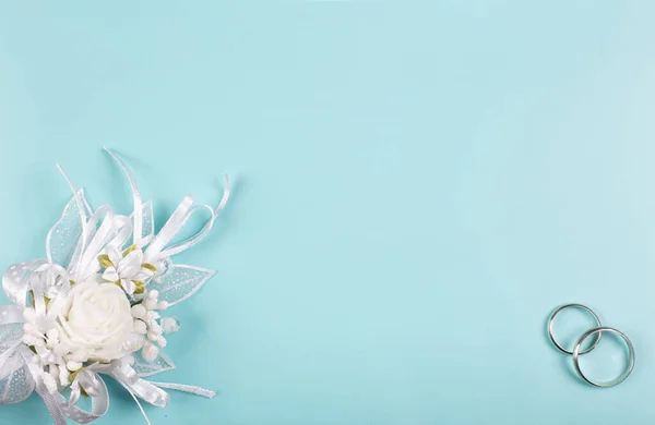 Fundo Casamento Com Acessórios Tradicionais — Fotografia de Stock