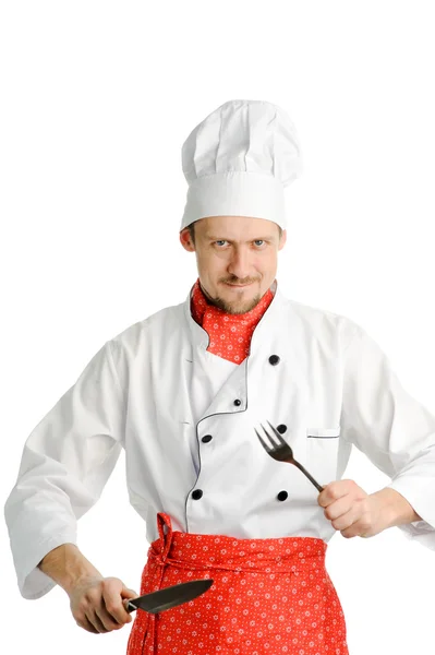 Radosny szefa kuchni — Zdjęcie stockowe