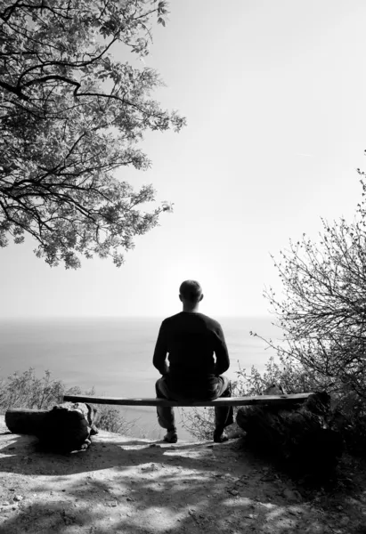 La persona su rottura — Foto Stock