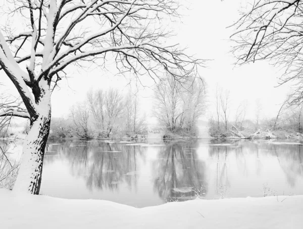 Paesaggio invernale — Foto Stock