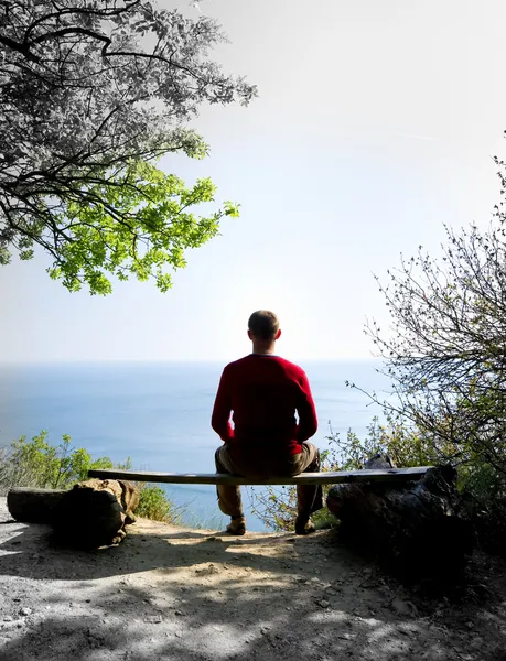 La persona su rottura — Foto Stock