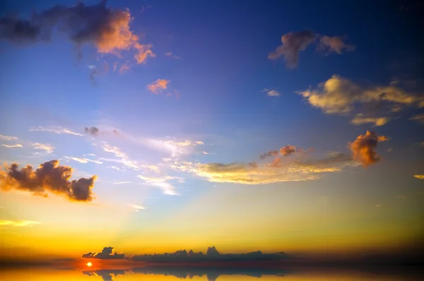 Sky background on sunrise. — Stock Photo, Image