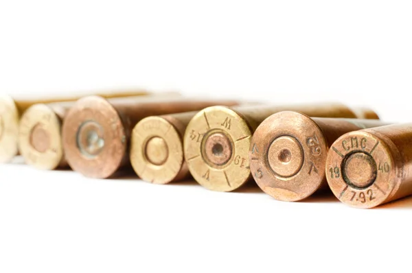 Set of gun bullets — Stock Photo, Image