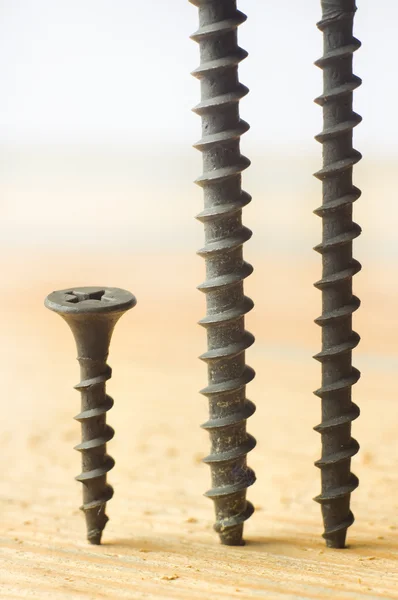 Set of metal screws — Stock Photo, Image