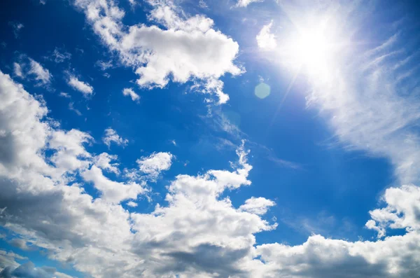 夏时制的天空. — 图库照片