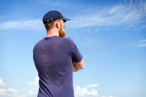 De persoon met een baard — Stockfoto