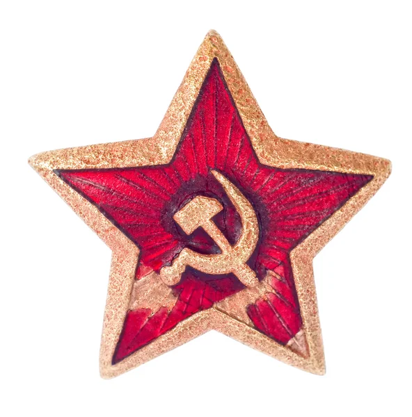 Старая советская звезда — стоковое фото