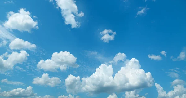 Nuages Blancs Sur Fond Ciel Bleu Ciel Bleu Avec Nuages — Photo