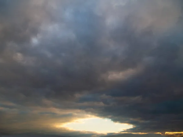 Cielo Dramático Con Nubes Tormentosas Composición Natural —  Fotos de Stock