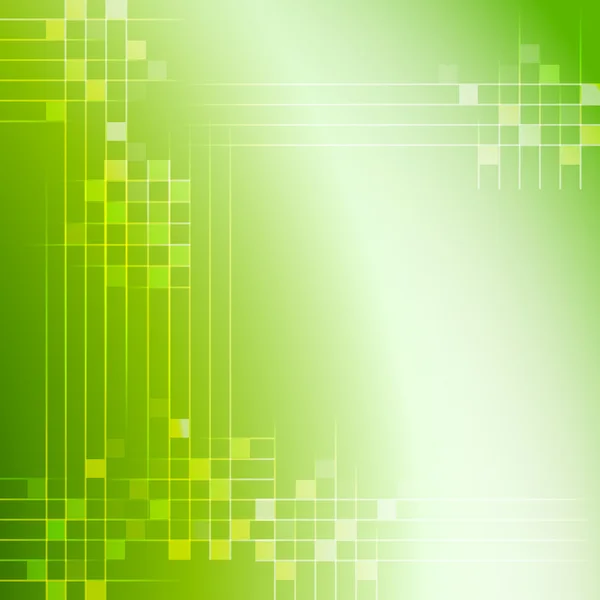 Zelené abstraktní pozadí — Stockový vektor