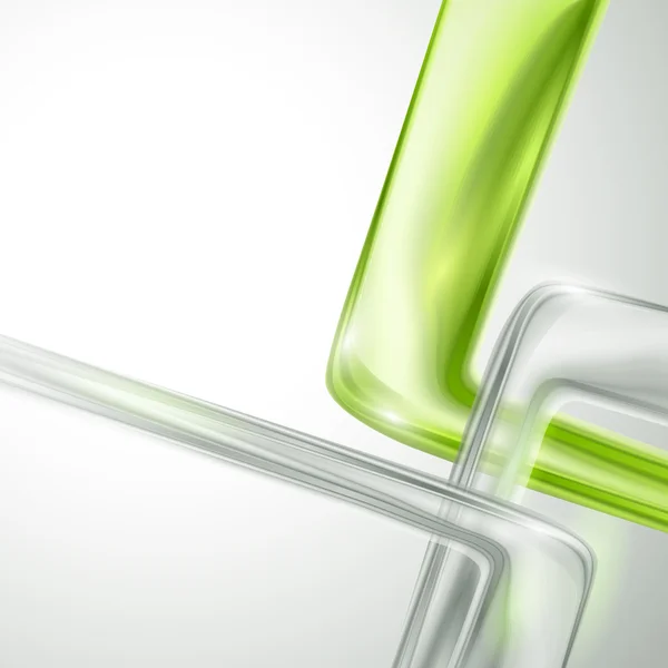 Abstrakt grå bakgrund med gröna inslag — Stock vektor