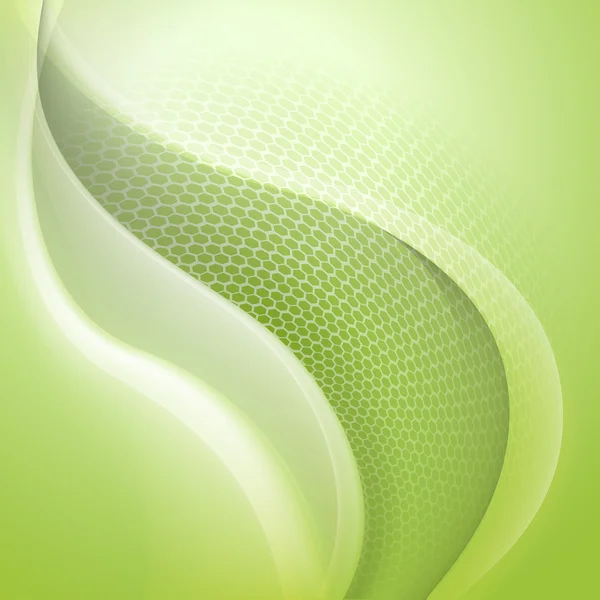 抽象的な柔らかい緑の背景 — ストックベクタ