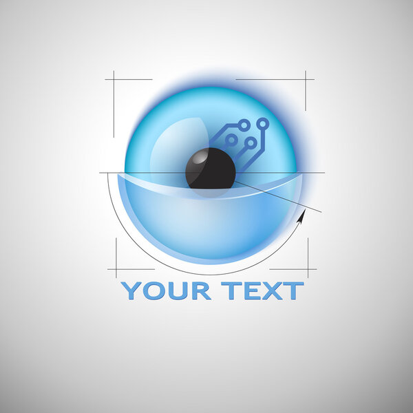 Шаблон научной фантастики. Вектор. Редактировать. Икона бизнеса
