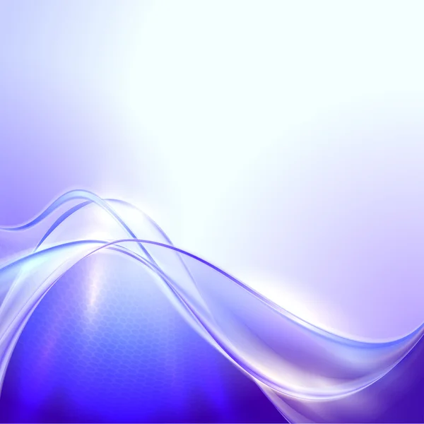 Abstrakte blaue wellenförmige Hintergrund — Stockvektor