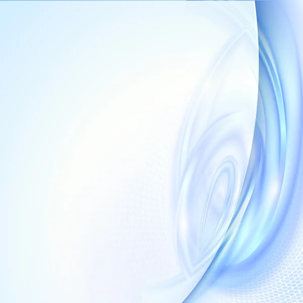 Abstrakte blaue wellenförmige Hintergrund — Stockvektor
