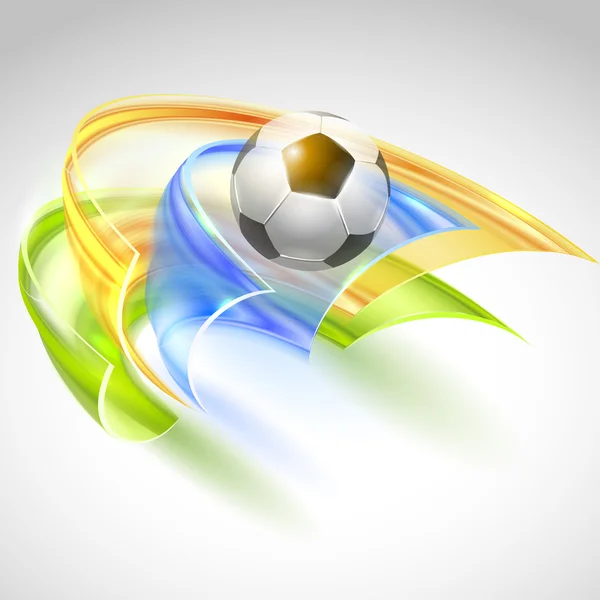 Векторный дизайн футбола — стоковый вектор
