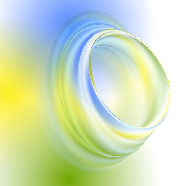 Grön gul blå abstrakt bakgrund — 图库矢量图片