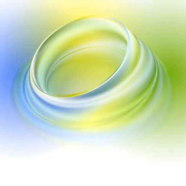 Fondo abstracto verde amarillo azul — Vector de stock