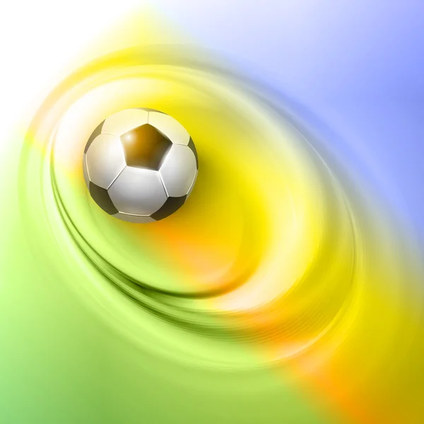Conception vectorielle créative de football — Image vectorielle