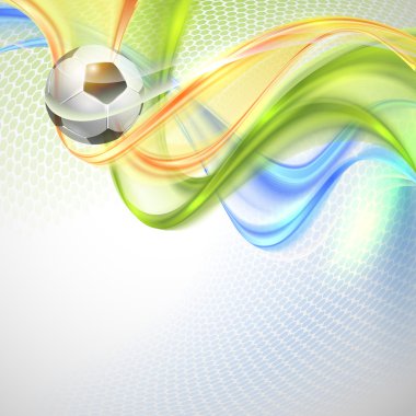 yaratıcı futbol vektör tasarımı