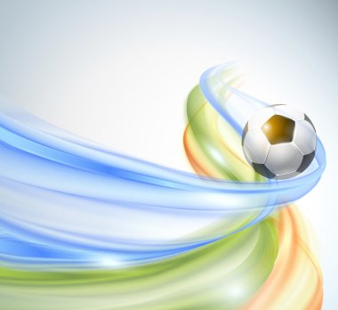 yaratıcı futbol vektör tasarımı