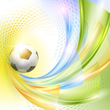 yaratıcı futbol vektör tasarımı