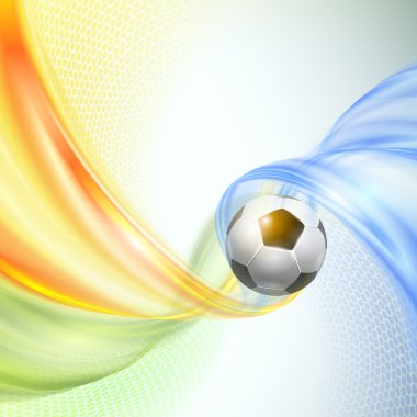 yaratıcı futbol vektör tasarımı