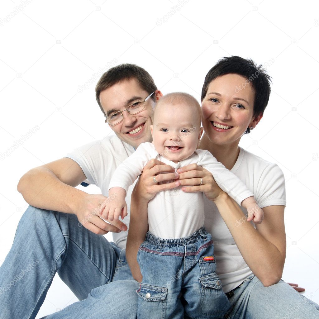 Loving Young Couple Starting a New Family