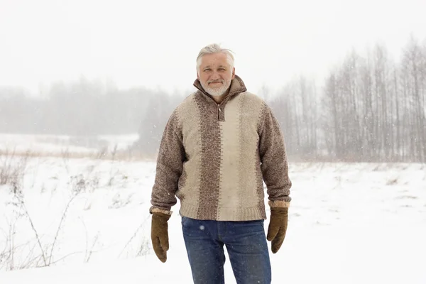 Portrait of an attractive middle-aged man — Stock Photo, Image