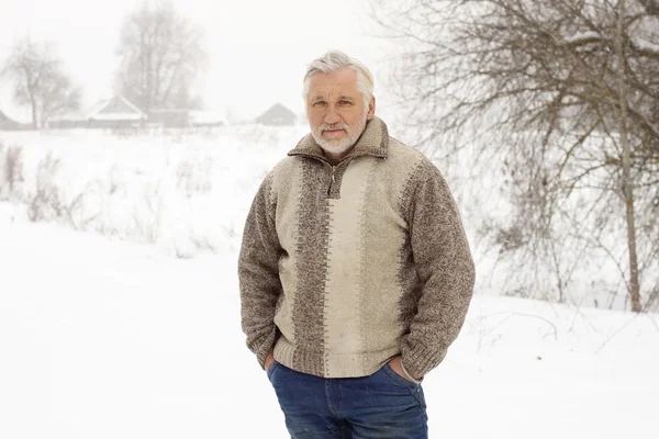 Portrait of an attractive middle-aged man — Stock Photo, Image