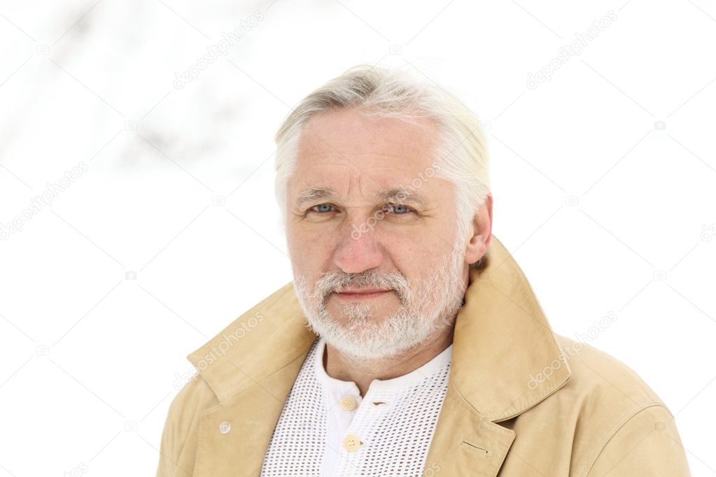 Portrait of an attractive middle-aged man