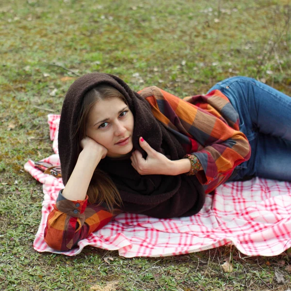 Hipster girl — Stock Photo, Image