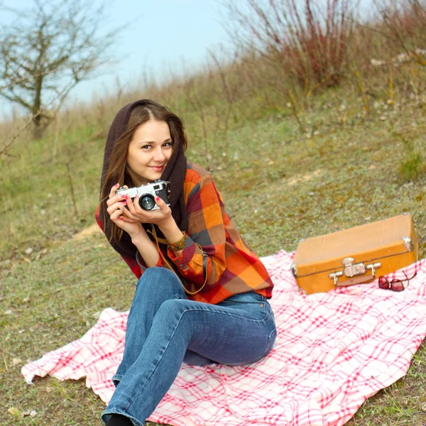 Bederní dívka — Stock fotografie