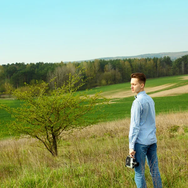 Hipster guy — Stock Photo, Image