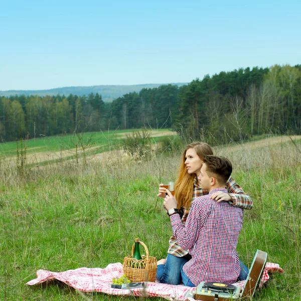 Para hipsterów — Zdjęcie stockowe