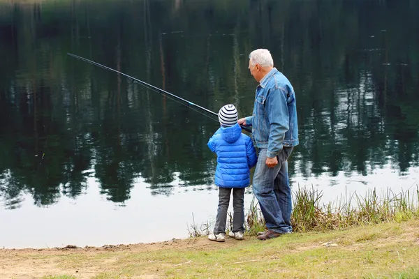 Pesca familiar — Foto de Stock