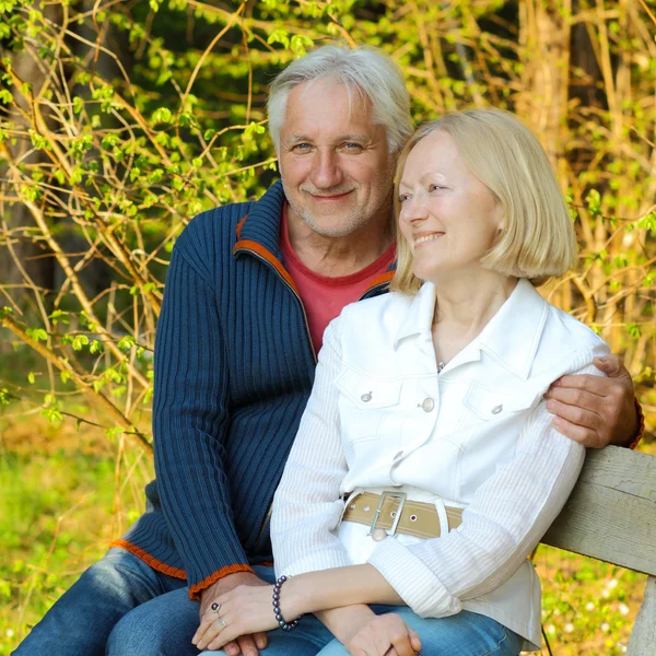 Ouderen Verliefd paar — Stockfoto