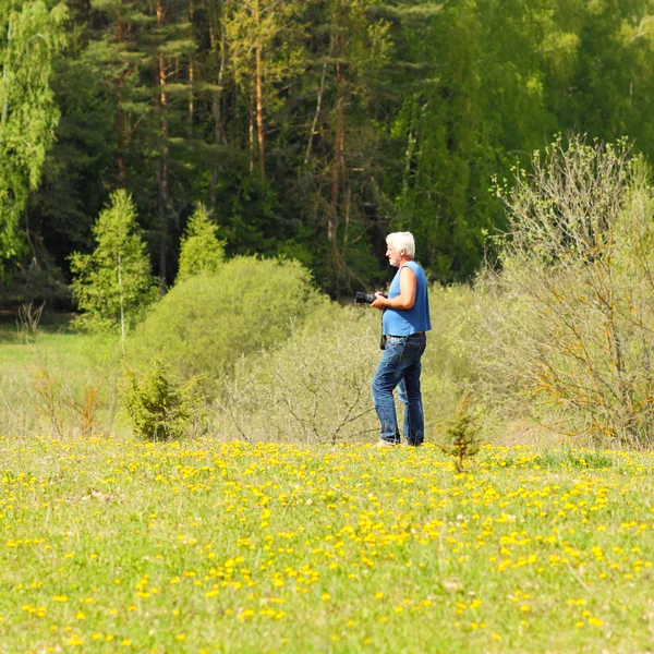 Man fotograaf — Stockfoto