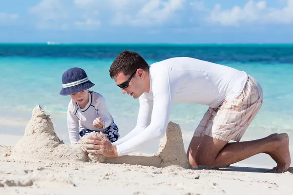 Sandcastle time! — Stock Photo, Image